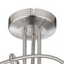Kris I Ceiling lamp Crystal glass Iron 3-flame 2