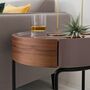 Side table Don Wood material / Metal Brown / Black 7