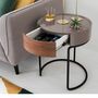 Side table Don Wood material / Metal Brown / Black 8