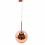 Copper LED Pendelleuchte Rund Ø 25cm Kupfer 1