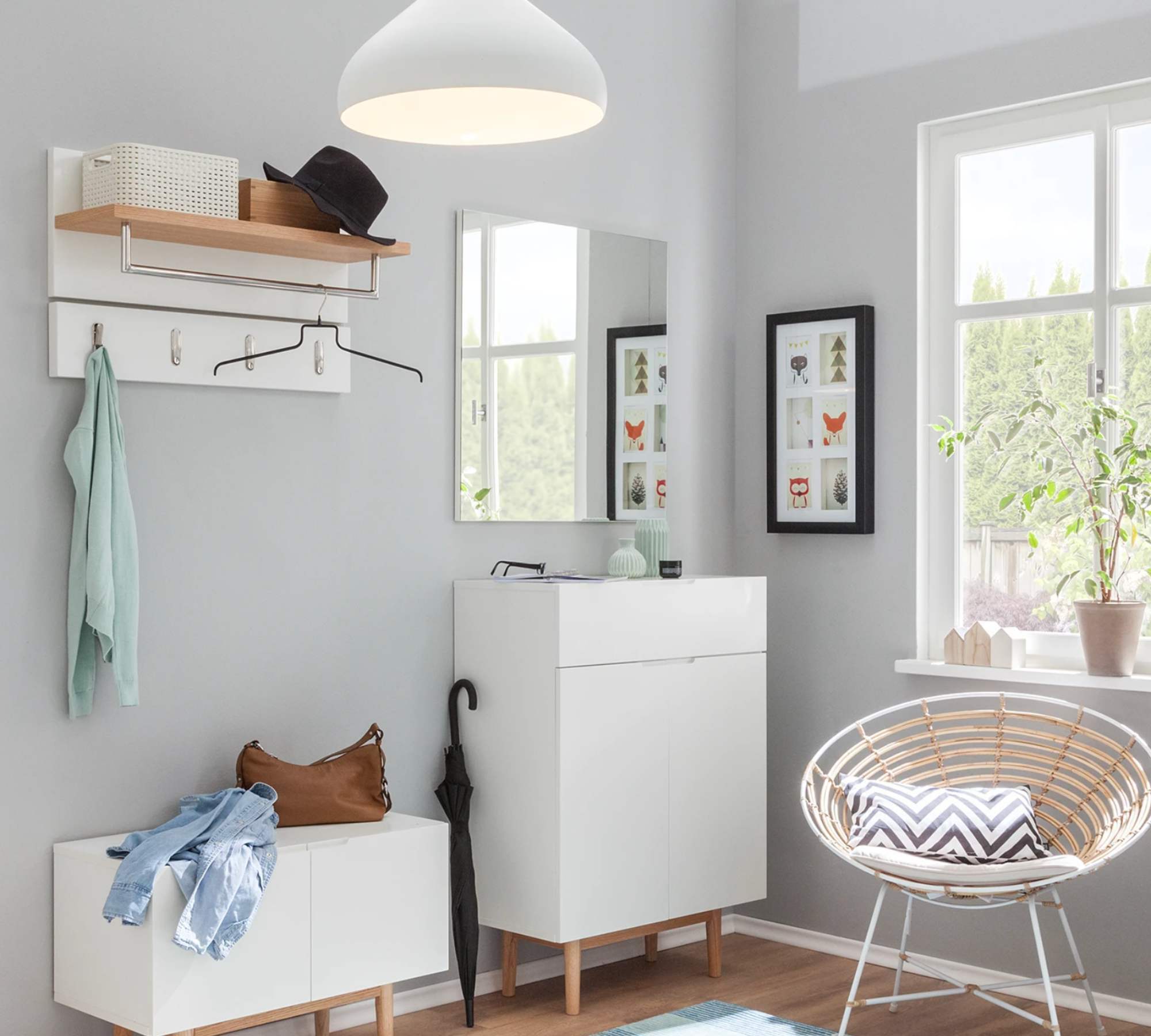 Coat rack LINDHOLM White 4