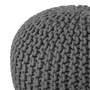 Pouf Webstoff Grau 2