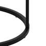 Nightstand Wood Metal Matte Black 7