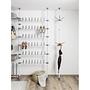 Telescopic clothes rack Hercules I Metal White 1 set 3