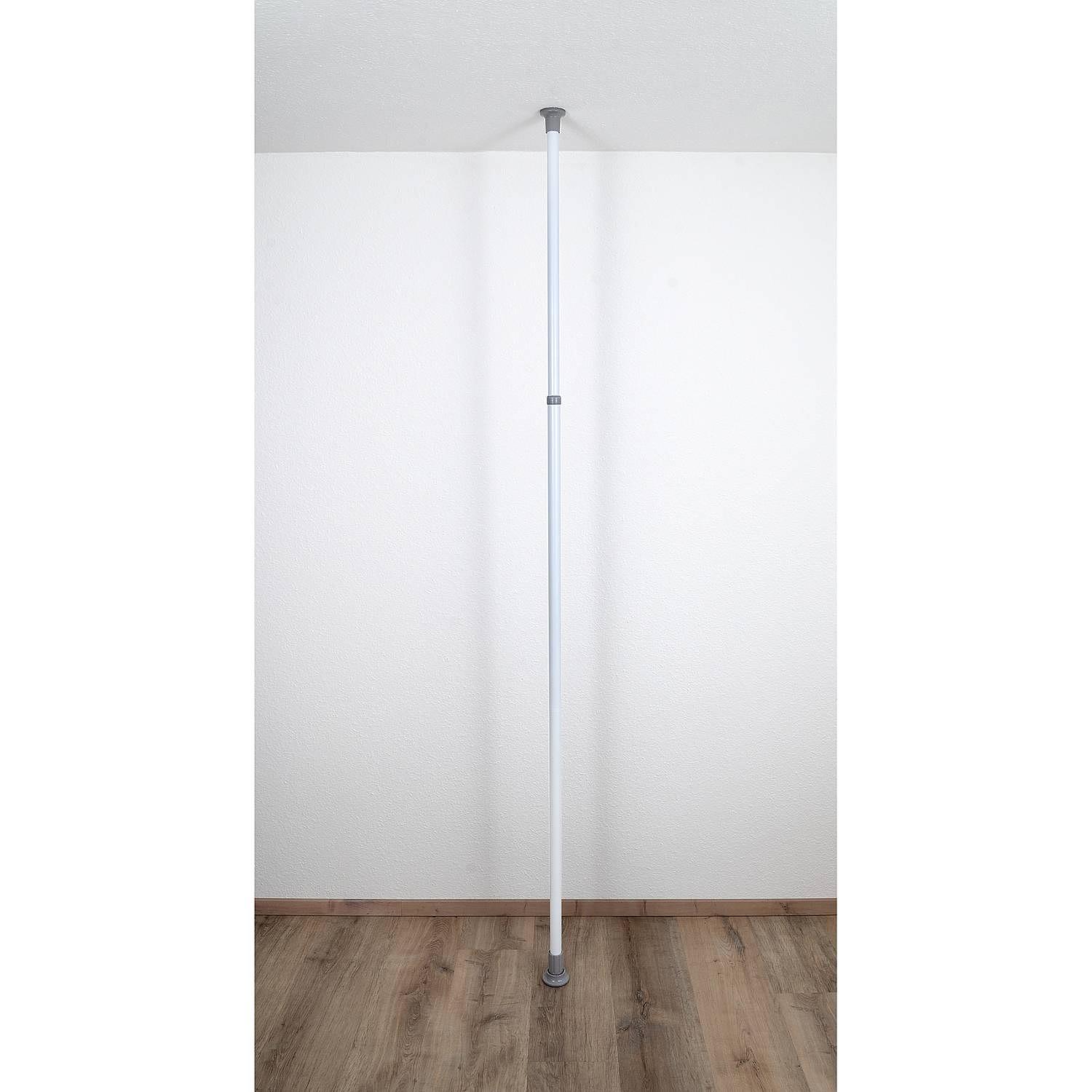 Telescopic clothes rack Hercules I Metal White 1 set 2