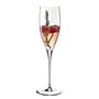 6x Champagne glass Poesia (crystal glass translucent 4