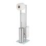 WC set Rivalta II stainless steel silver 2