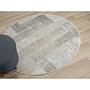 My Way Short Pile Rug Cotton Beige Ø 120cm 2