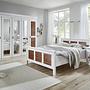 Massive nightstand Lysbro pine solid white 2