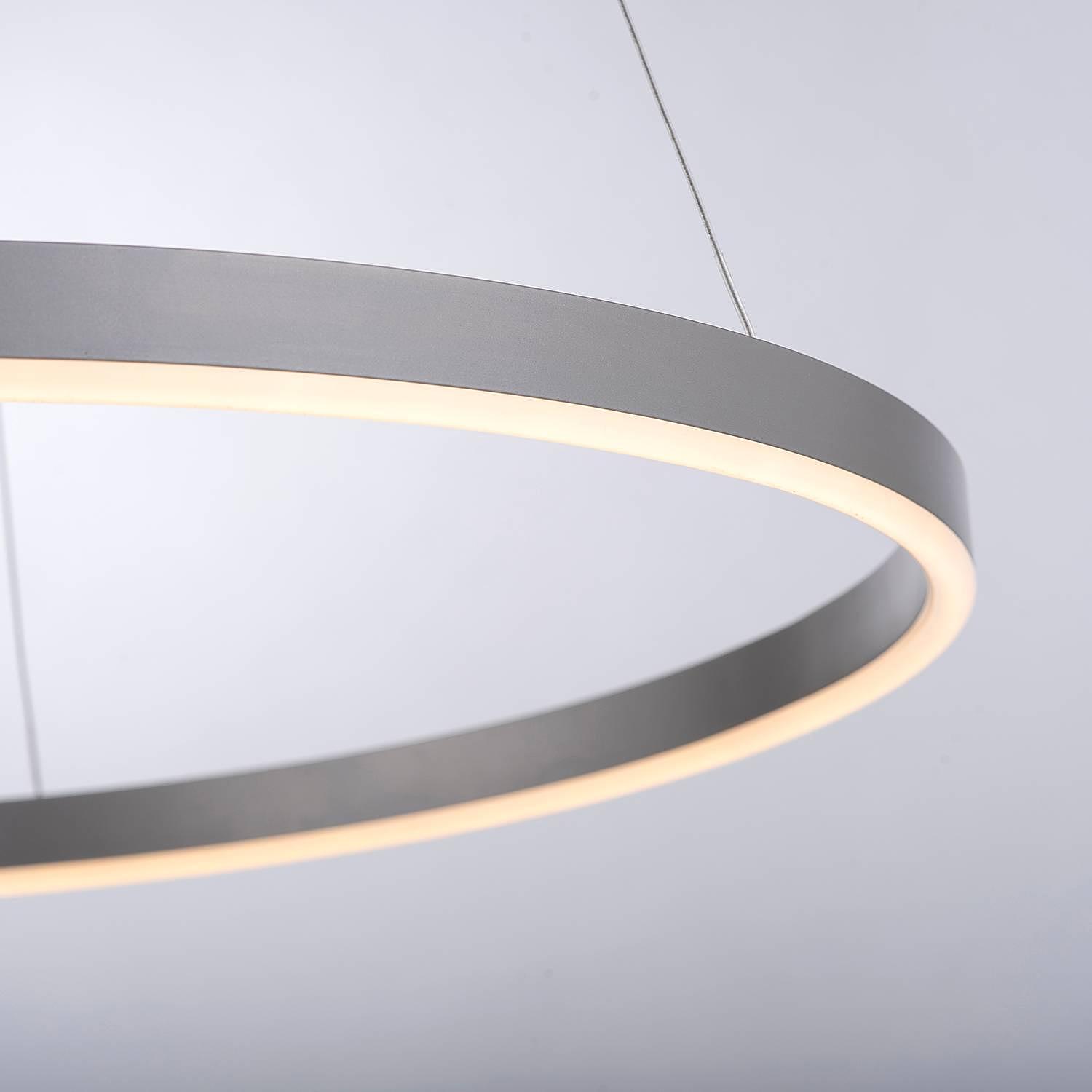 LED pendant luminaire Ritus Type B Aluminum Silver 4