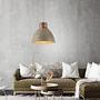 1-Flame Pendant Lamp Samia Iron 2