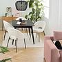 Upholstered chair Kelibia White 2
