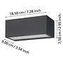 LED-Wandleuchte Spongano Typ A Aluminium 3
