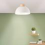 Ceiling light Nalam iron oak 3