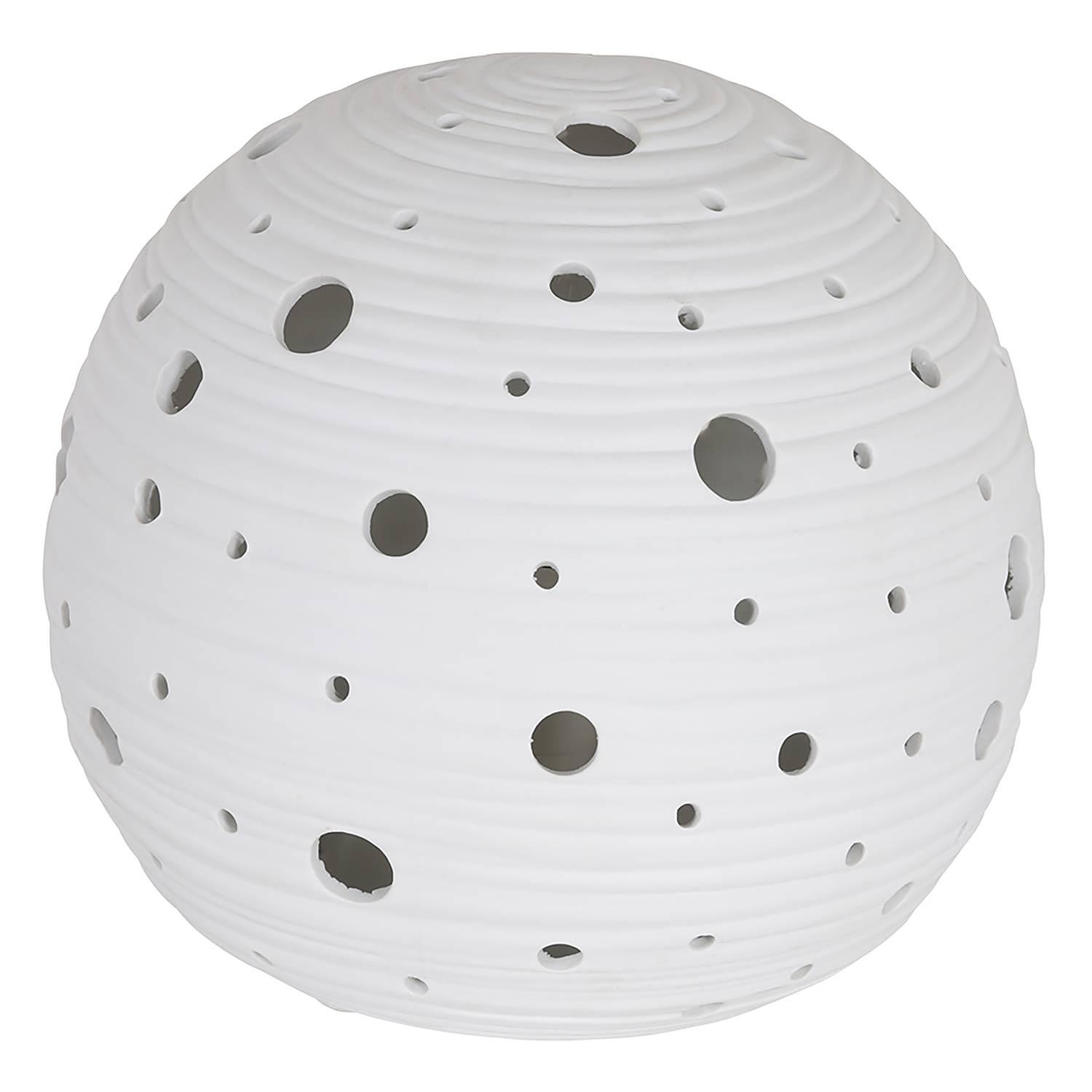 Jazz Moon Table Lamp Porcelain Cotton White 1