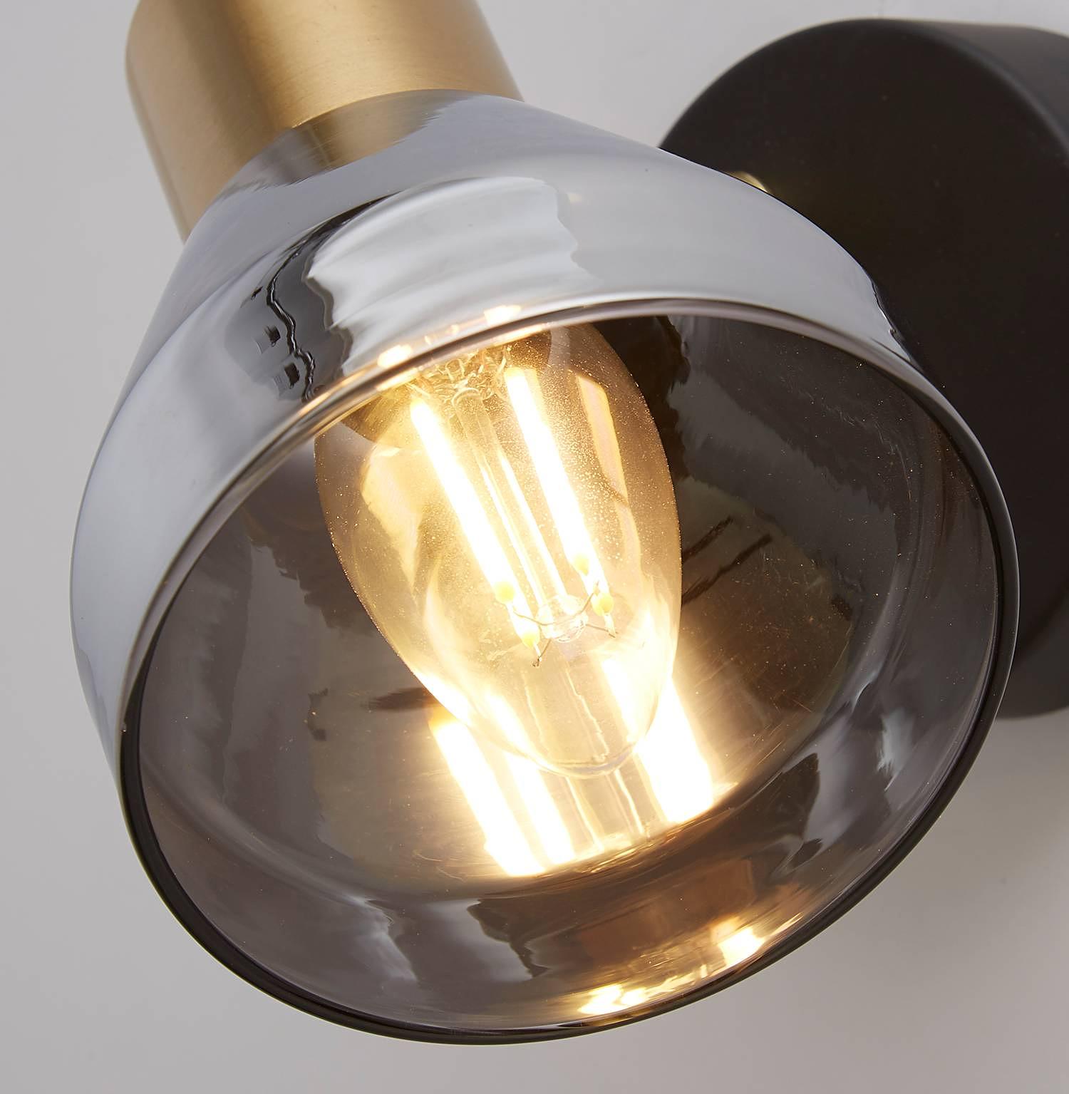 Lanester Wall Lamp Steel 1-flame 4