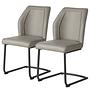 2x cantilever chair Kabuy anthracite 1