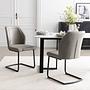 2x cantilever chair Kabuy anthracite 4