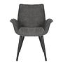 Upholstered Chair Throne Grey 1