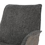 Upholstered Chair Throne Grey 4