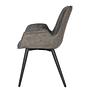 Upholstered Chair Throne Grey 2
