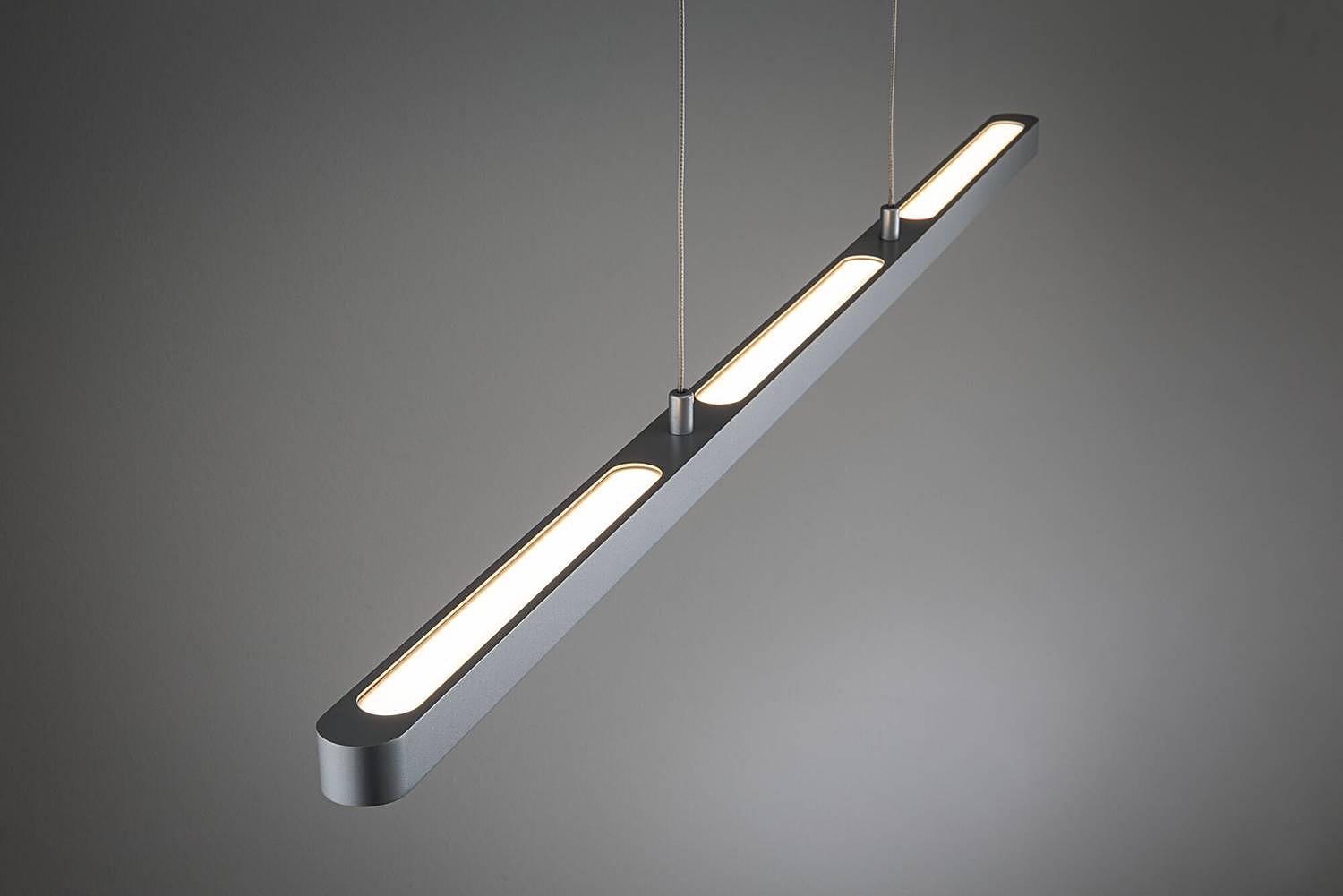 Pendant lamp Lento Chrome Grey Silver 4
