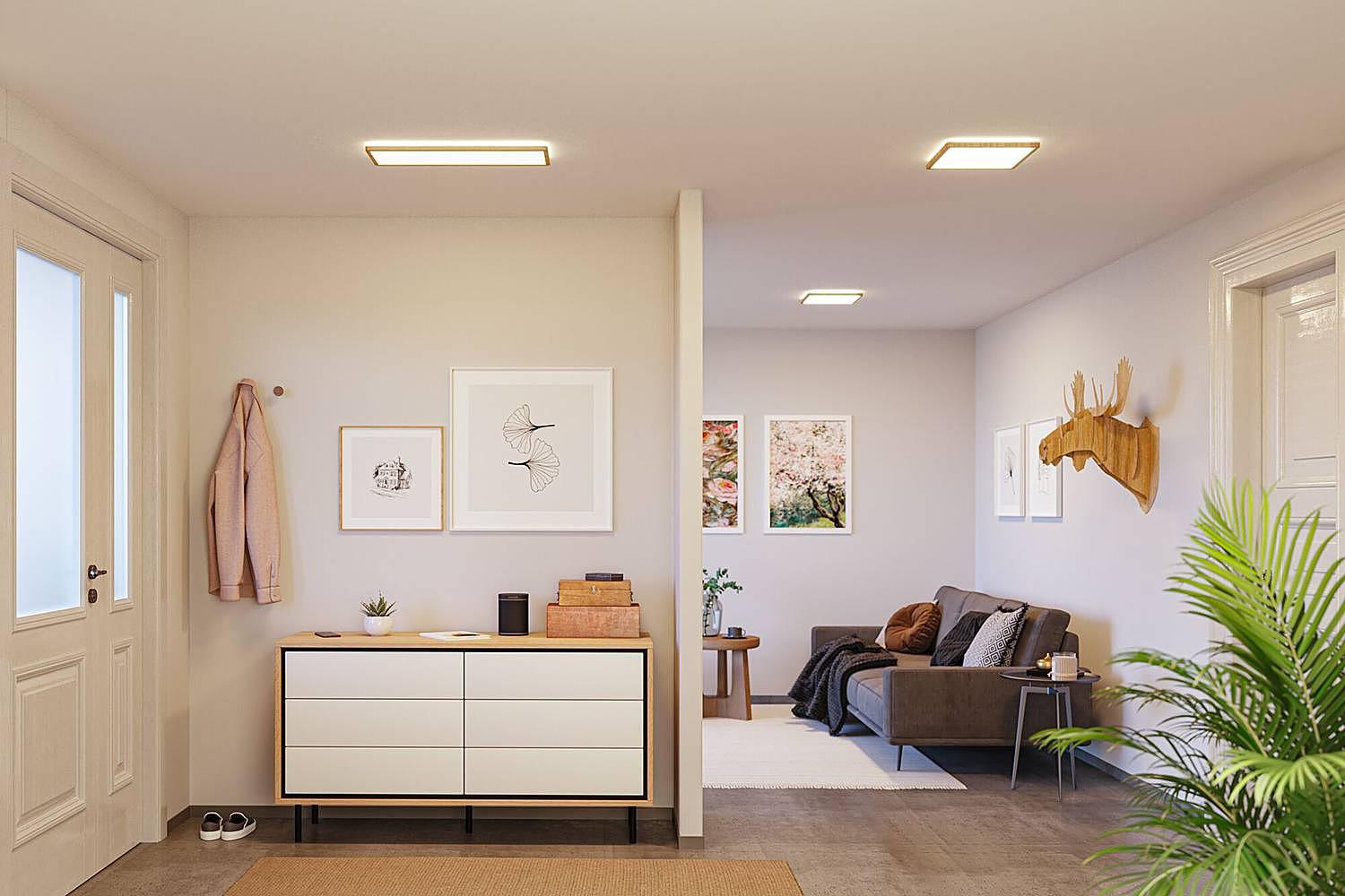 Atria Shine LED ceiling light plastic 1-flame 3