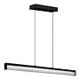 6-flame pendant lamp Cardito 1 steel clear glass 1
