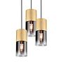 Pendant lamp Robin Type B Smoked glass Steel 3