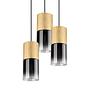 Pendant lamp Robin Type B Smoked glass Steel 4