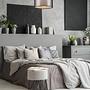 Pendant lamp Burton fabric steel 3
