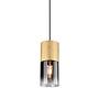 Robin Type A Pendant Lamp Smoked Glass Steel Single-flame 1