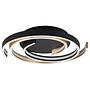 LED ceiling light Caya Black Ø 50cm 3