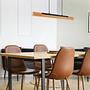 Kerala LED pendant light Pine Steel 1-flame 2