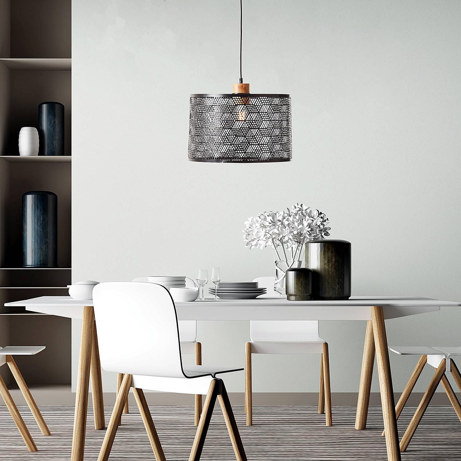 Santy Pendant Lamp Iron Bamboo 1-light 2