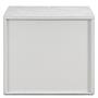 Nightstand Yolmeh Real wood veneer White 4