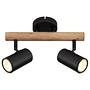 3-flame ceiling spotlight Herti Iron Eucalyptus 4