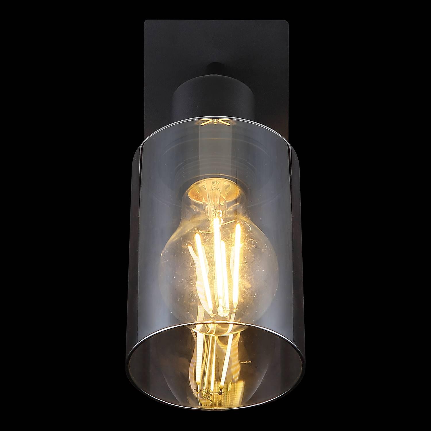Hadera Type A Wall Sconce Colored Glass Iron 1-light 4