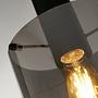 Sweden Pendelleuchte Stahl Glas Schwarz 3