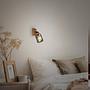 Meidelo Wall Lamp Aluminum Smoked Glass Black 1-light 2