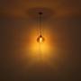 Jamessa pendant light tinted glass iron 3-light 3