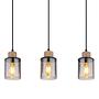 Pendant lamp Reid Type C 3-flame Black 1