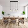 Pendant lamp Reid Type C colored glass iron 2