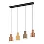 Agudo Pendant Lamp Iron 4-bulb 1