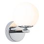 Wall lamp Gove Opal glass Chrome 1