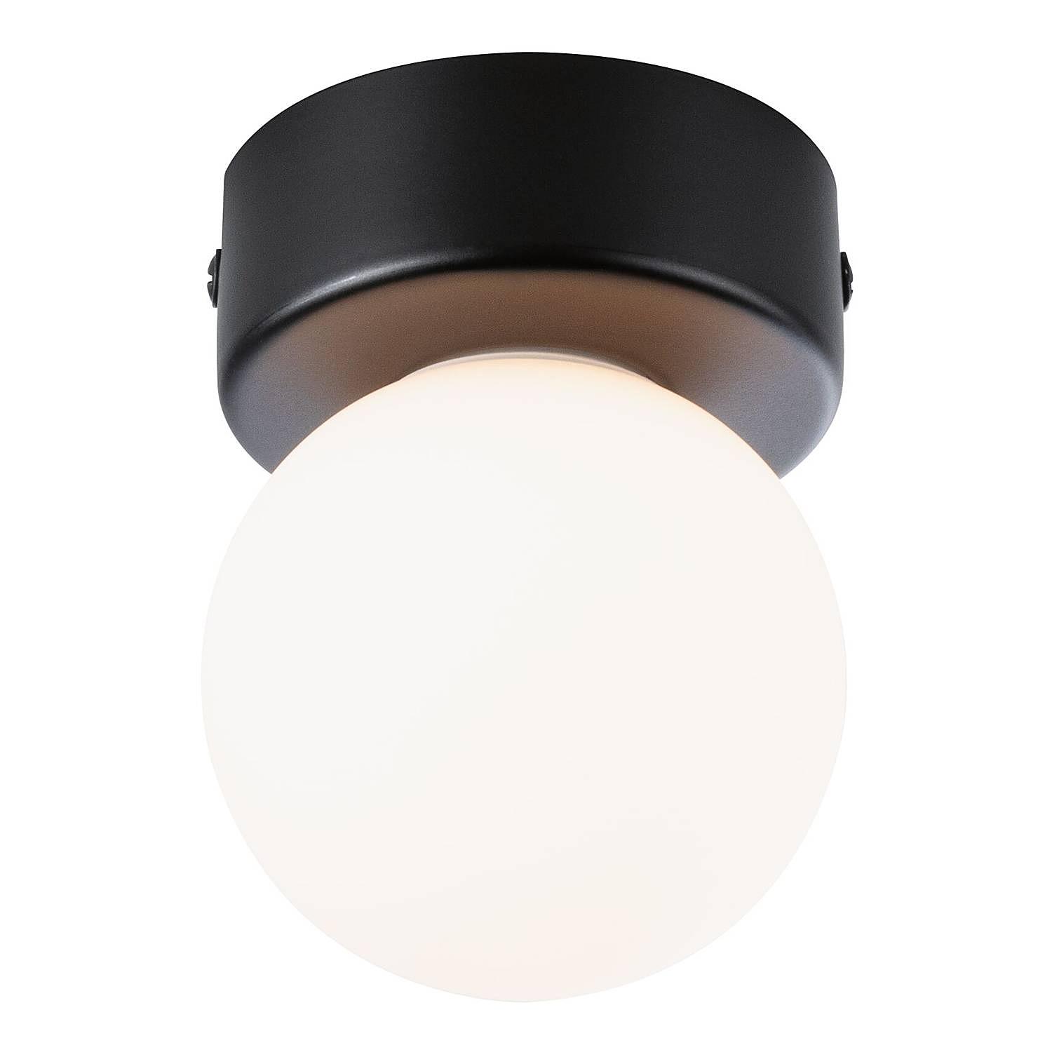 Gove Ceiling Light Opal Glass Aluminium 1-light 8cm 1