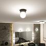Gove Ceiling Light Opal Glass Aluminium 1-light 8cm 3