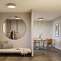 1-Flame Ceiling Light Oka Acrylic Glass Light Brown 4