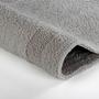 Arizona Bath Mat Cotton Silver Grey 55 x 65 cm 1