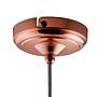 Pendant lamp Balls 1-light Steel Colored glass Amber 3